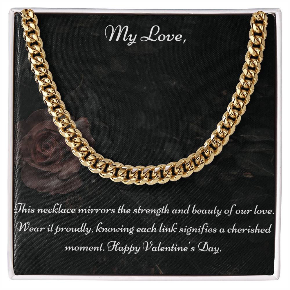 For Him: Valentine's Chain Necklace