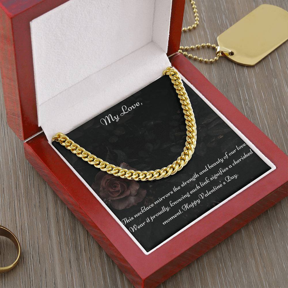 For Him: Valentine's Chain Necklace