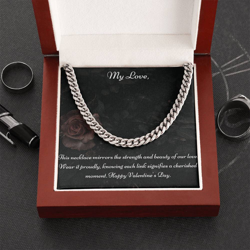 For Him: Valentine's Chain Necklace