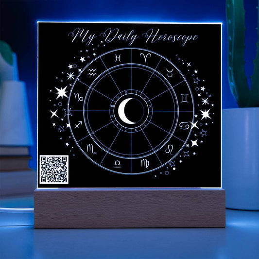 My Daily Horoscope; LED QR Acrylic Stand | Jewelry | G022, lx-G002, PT-4751, USER-282187, W002, W003 | ShineOn Fulfillment