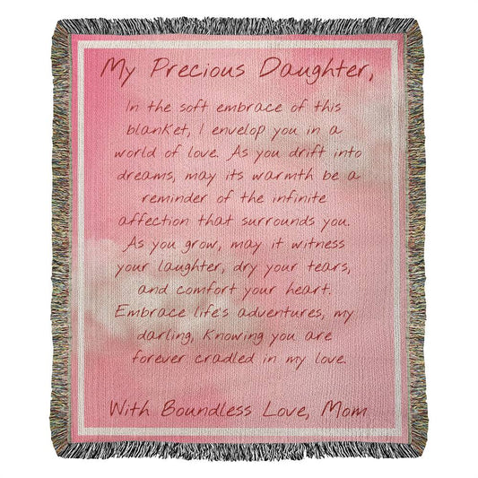 Precious Bonds: Baby Girl's First Blanket | Jewelry | G037, PROD-4135533, PT-6809, USER-282187 | ShineOn Fulfillment