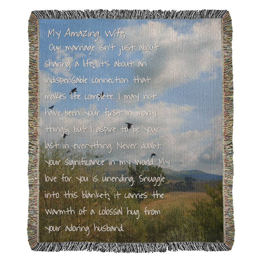 For Her: Forever Yours Throw Blanket | Jewelry | G037, PROD-4135553, PT-6809, USER-282187 | ShineOn Fulfillment