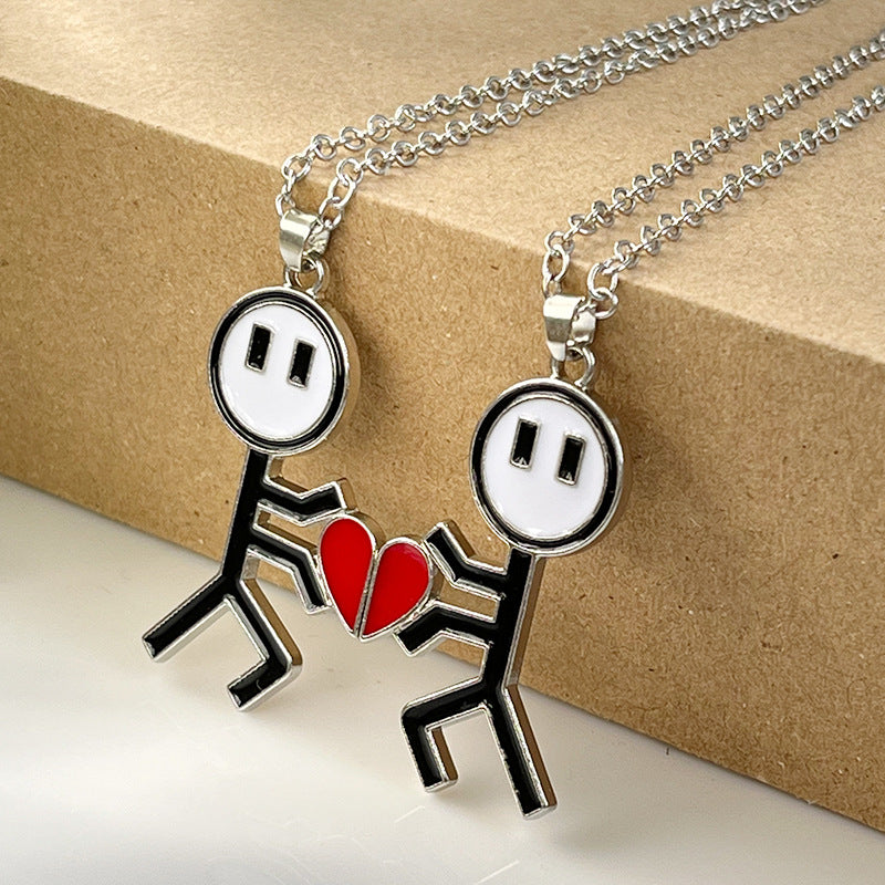 Personality Cartoon Love Necklace