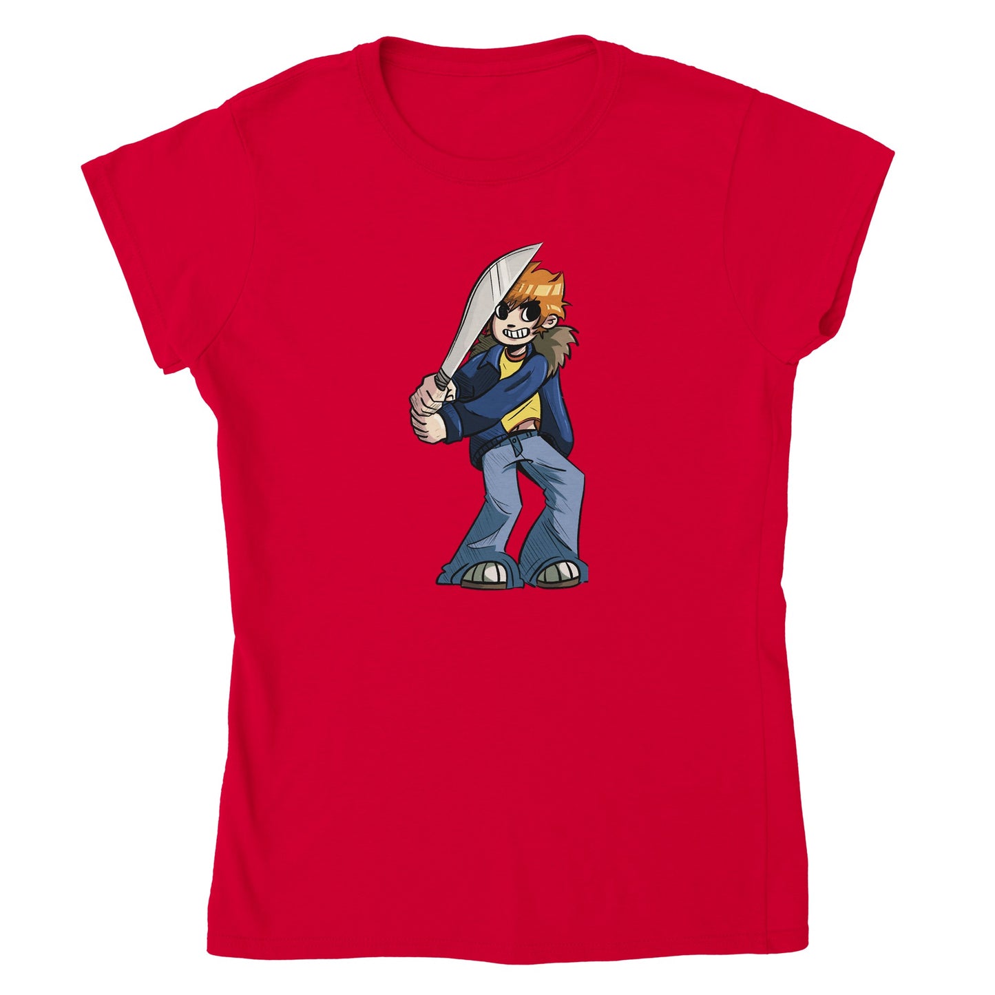Scott Pilgrim-Single - Classic Womens Crewneck T-shirt
