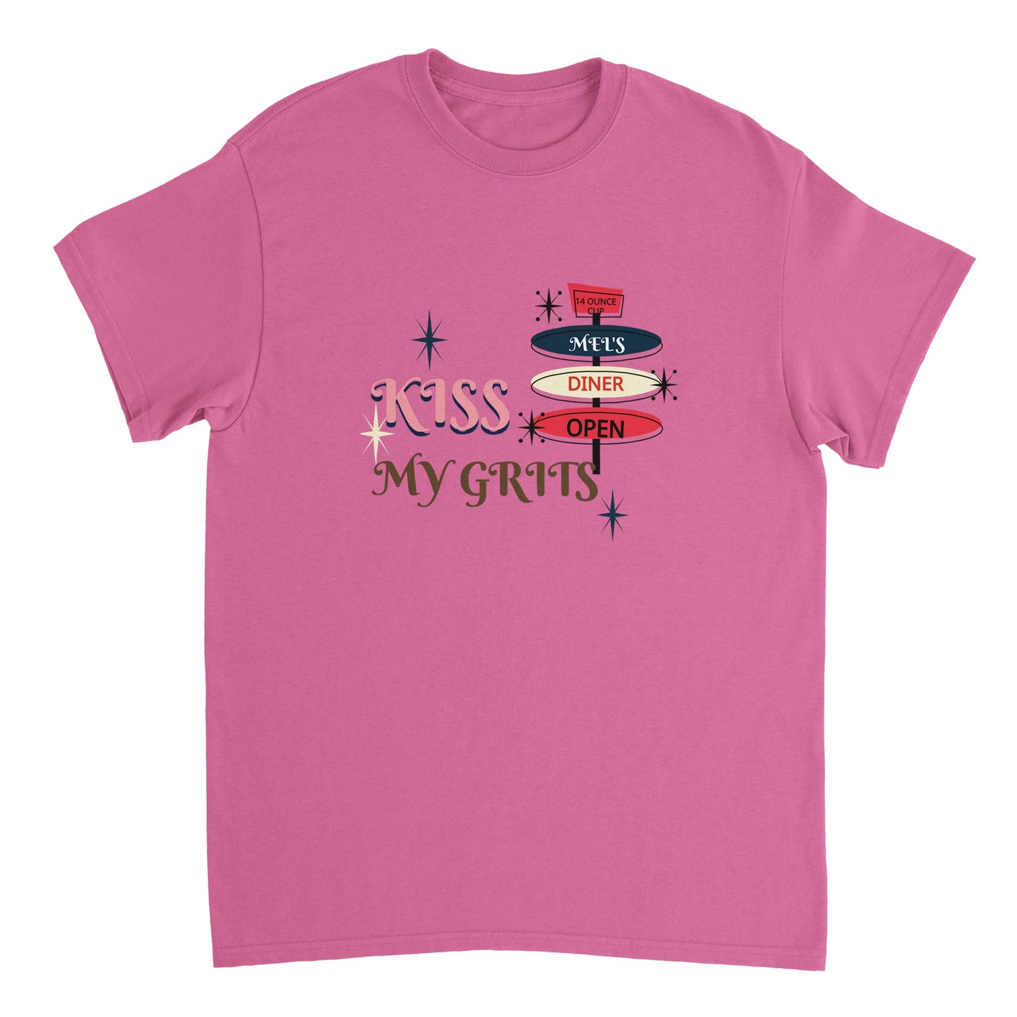 Kiss My Grits * Alice- Mel's Diner-Camiseta unisex de cuello redondo de peso pesado