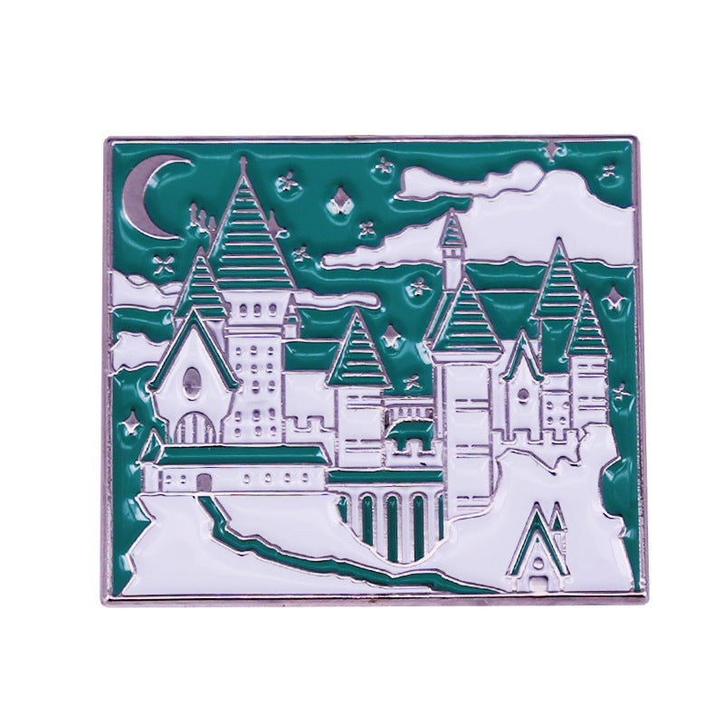 Magic Castle Brooch Fantasy Movie Lovers Accessories