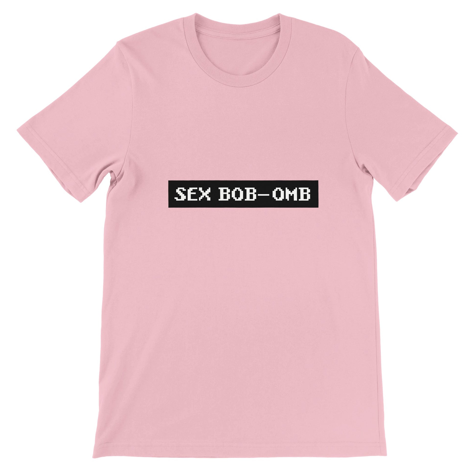 Scott Pilgrim- Sex Bob-omb-Premium Unisex Crewneck T-shirt | Print Material | Cloeys Creation | FOR THE LOVE OF TEE-SHIRTS