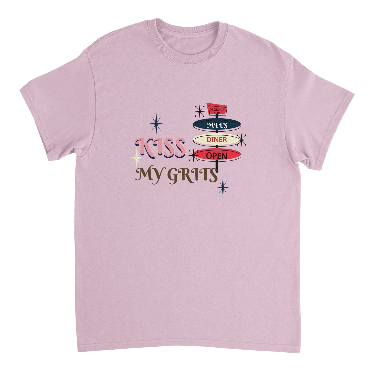 Kiss My Grits * Alice- Mel's Diner-Camiseta unisex de cuello redondo de peso pesado