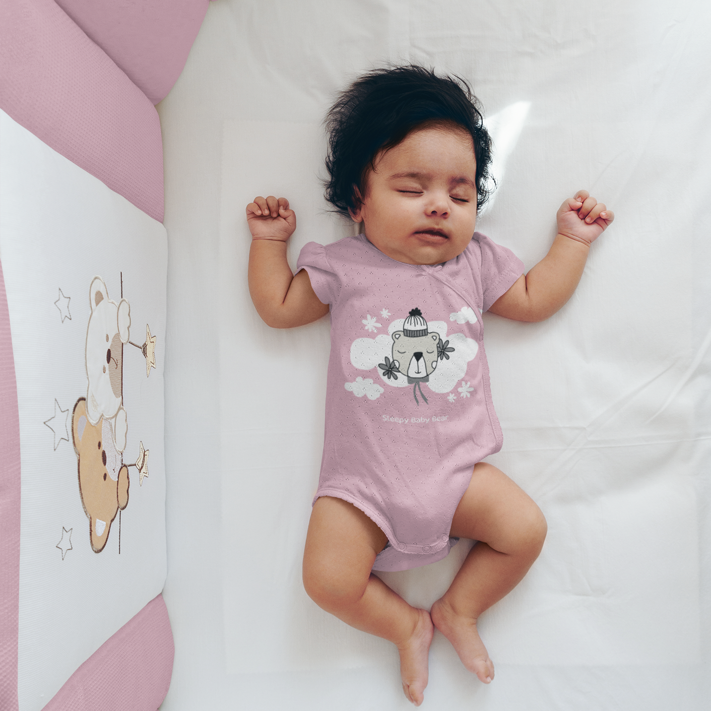 Sleepy Baby Bear: Baby Bodysuit