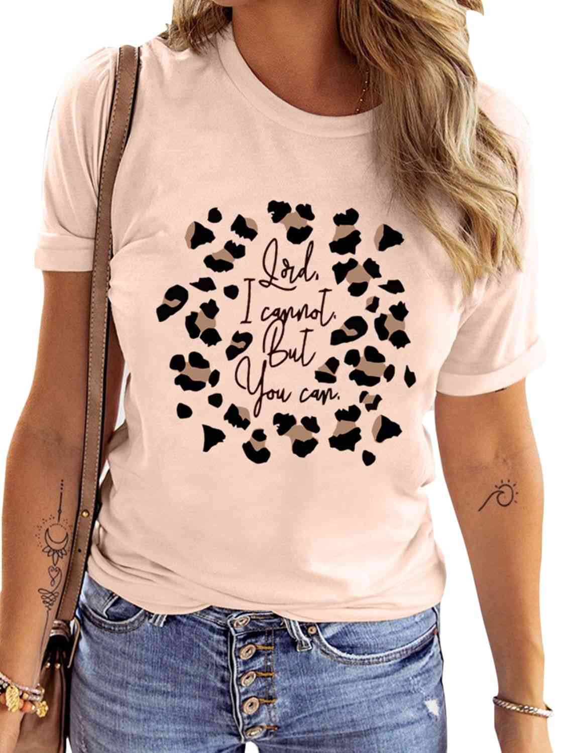 Graphic Round Neck Short Sleeve Tee