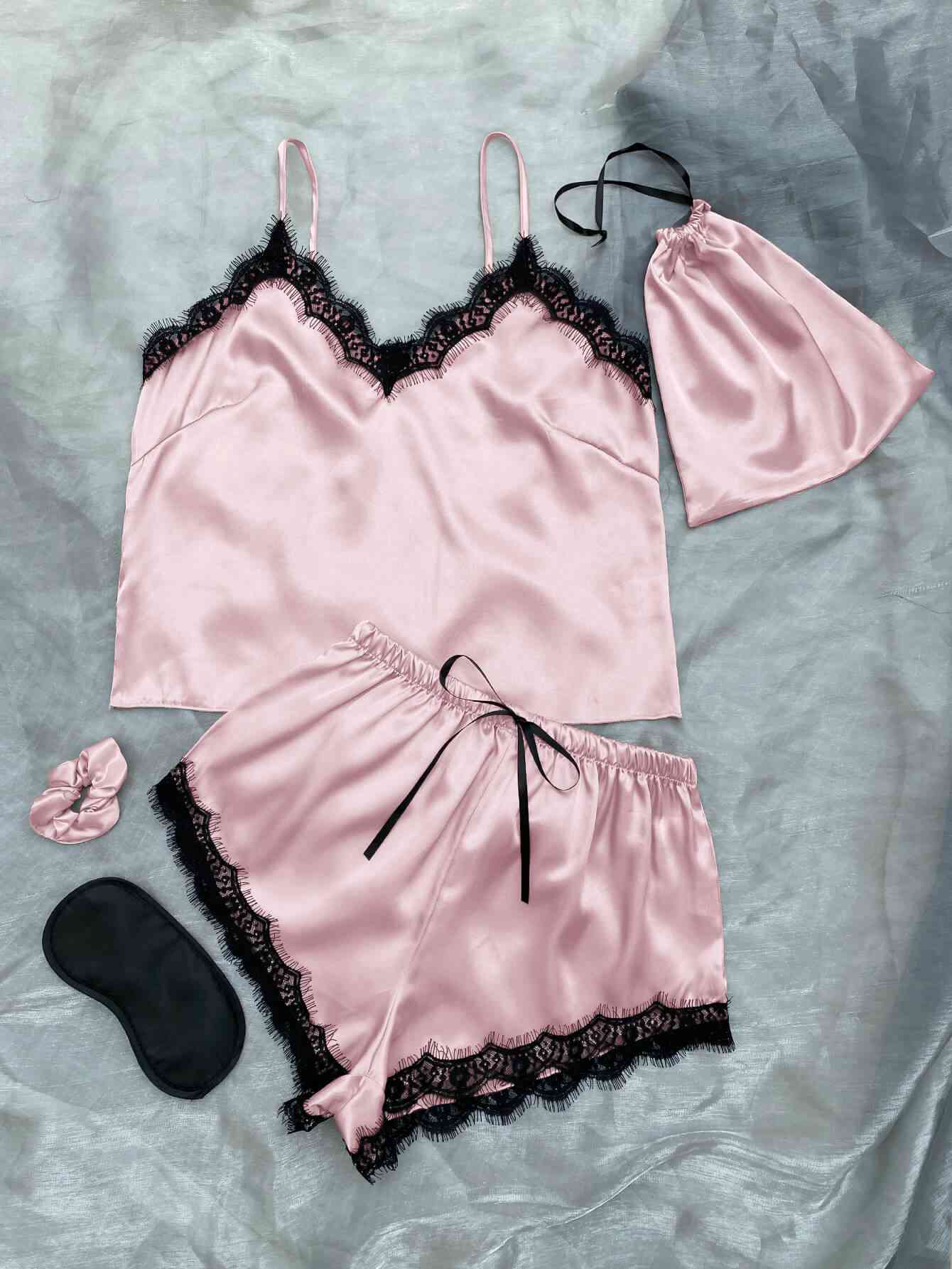 Lace Pajama Set with extras