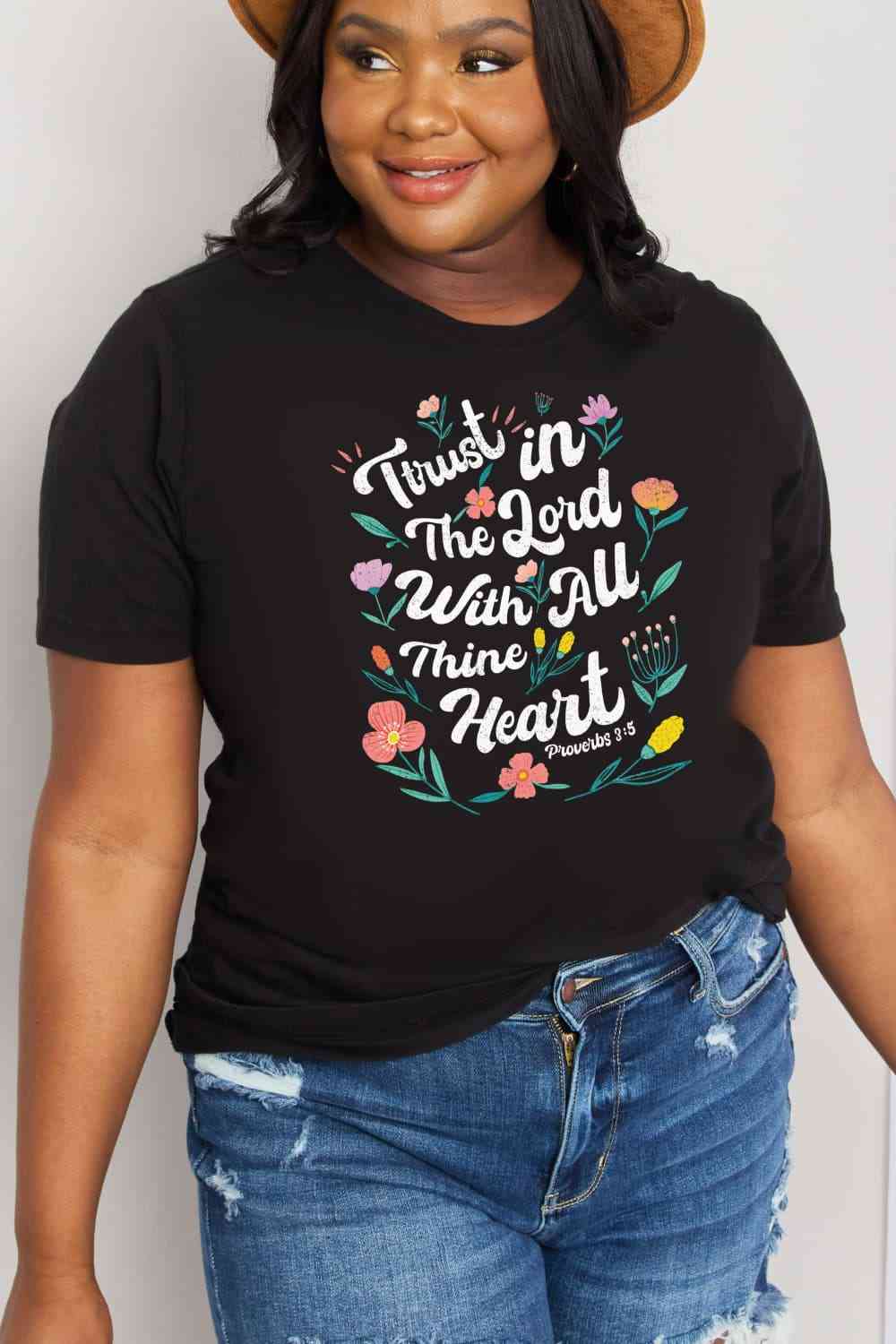 🌟 Elevate Your Faith with Our TRUST IN THE LORD Tee! 📖