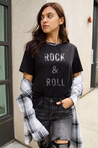 🖤 ROCK & ROLL Tee - Unleash Your Inner Rock Goddess! 🎸🤘