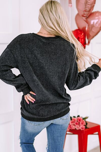 CozyChic Heart Sweater