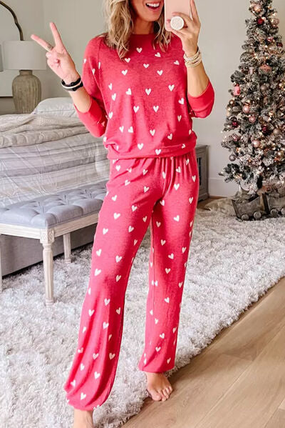 Heart's PJ set