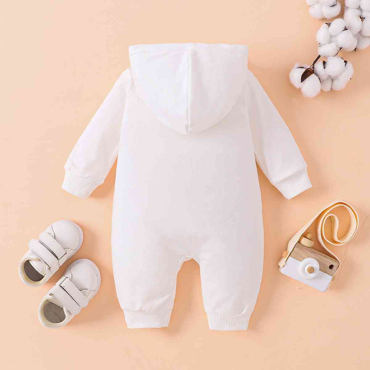 LITTLE KING Hooded Bodysuit