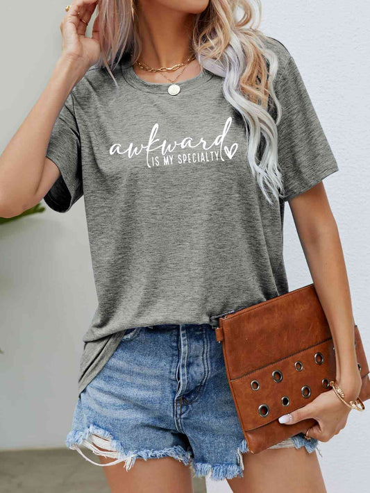 AWKWARD IS MY SPECIALTY TEE – Embrace the Awkward, Slay the Style! 😜