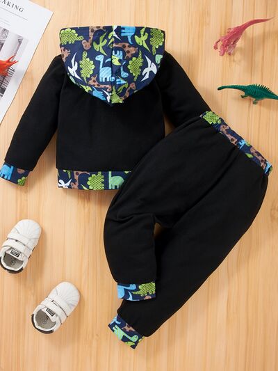 DINOSAUR Hoodie and Pants Set