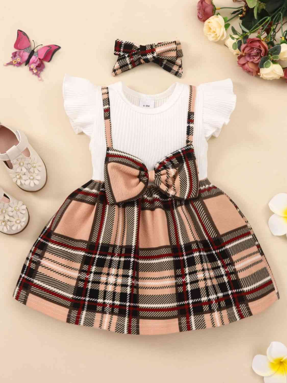 Girls Plaid Princess Dress Baby/Toddler