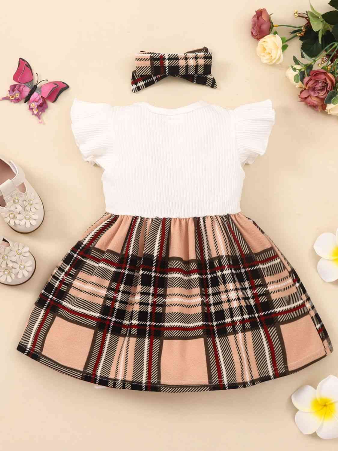 Girls Plaid Princess Dress Baby/Toddler