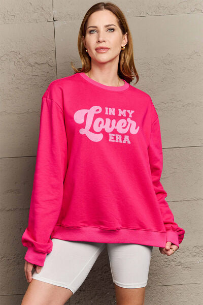 Simply Love Full Size IN MY LOVER ERA Sweatshirt