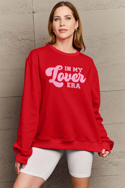 Simply Love Full Size IN MY LOVER ERA Sweatshirt