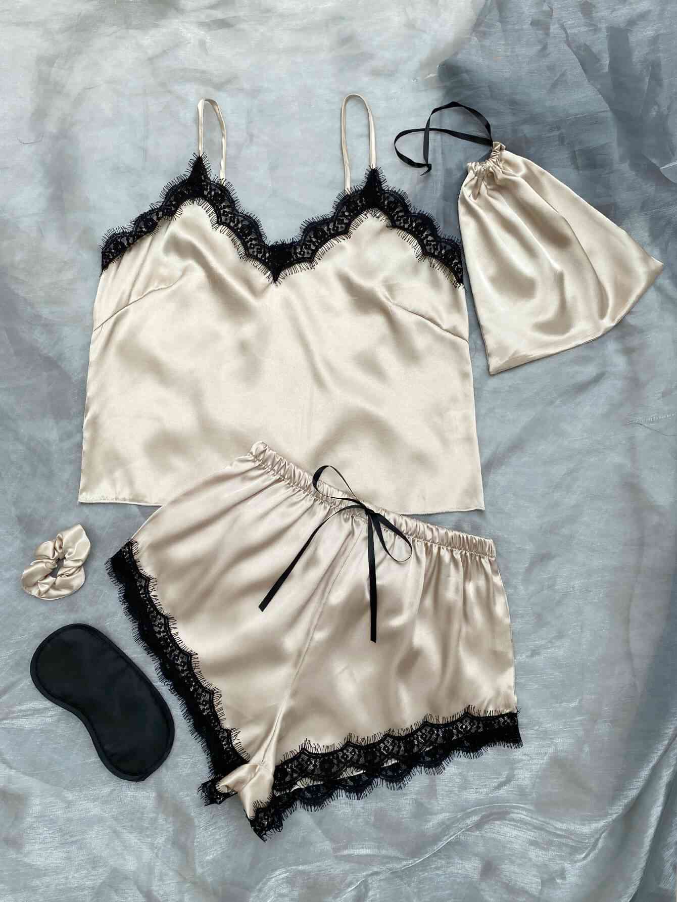 Lace Pajama Set with extras