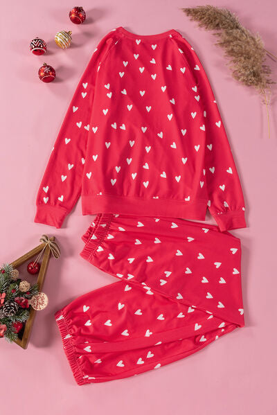 Heart's PJ set