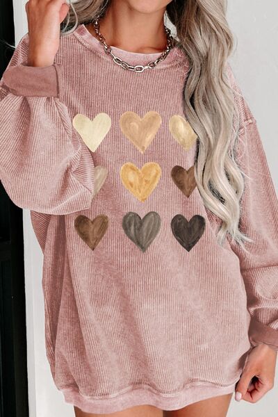 CozyChic Heart Sweater