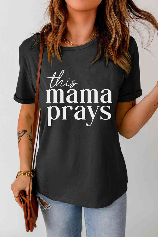 Embrace Divine Vibes with THIS MAMA PRAYS Tee! 🙏✨