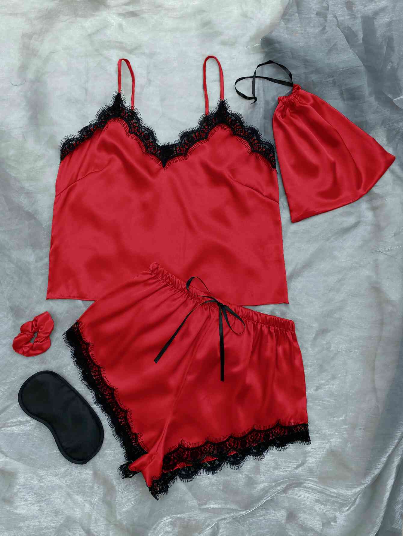 Lace Pajama Set with extras