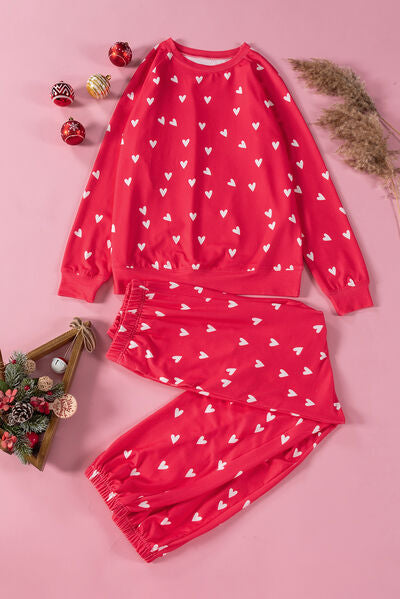 Heart's PJ set